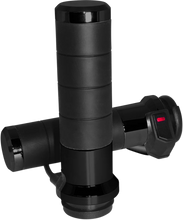 Load image into Gallery viewer, Koso North America Grips - Heated - Titan-X - 1" - Black AX068K00 - Side View