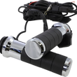Load image into Gallery viewer, Koso North America Grips - Heated - Titan-X - 1" - Chrome AX068M00 - Main Product View