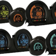 Load image into Gallery viewer, Koso North America HD-03 - Four-Piece LCD Gauge Kit - Eight Changeable Colors BA064902 - Side View