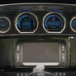 Load image into Gallery viewer, Koso North America HD-03 - Four-Piece LCD Gauge Kit - Eight Changeable Colors BA064902 - Back View