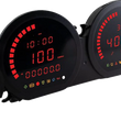 Load image into Gallery viewer, Koso North America HD-03L - Four-Piece LED Gauge Kit - Red Display BA064921 - Main Product View