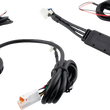Load image into Gallery viewer, Koso North America Heated Grip Thumb Switch - USB-A Charger - Black KB011100 - Side View