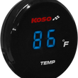 Load image into Gallery viewer, Koso North America I-Gear Thermometer - Blue Digits BA067B12 - Main Product View