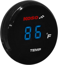 Load image into Gallery viewer, Koso North America I-Gear Thermometer - Blue Digits BA067B12 - Main Product View