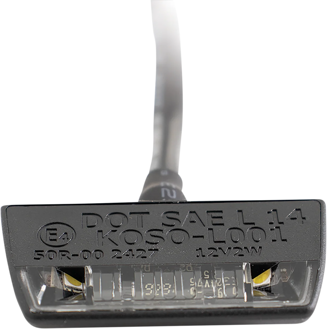 Koso North America LED License Plate Light HD008000 - Back View