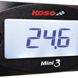 Load image into Gallery viewer, Koso North America Mini 3 Oil Pressure Gauge BA003200 - Main Product View