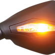 Load image into Gallery viewer, Koso North America Mirror - Apex - Diamond - Black SB000010 - Side View