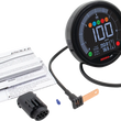 Load image into Gallery viewer, Koso North America Multi-Function Meter - DL-04 - Black BA077101 - Side View