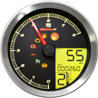 Load image into Gallery viewer, Koso North America Multi-Function Speedometer/Tachometer - HD-04 - Black BA051231 - Additional View 6