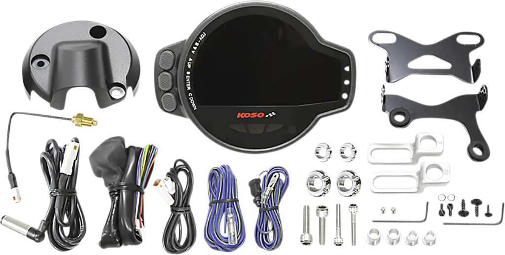 Koso North America Multi-Functional Gauge - MS-01 - Universal BA078100 - Side View