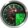 Load image into Gallery viewer, Koso North America Multi-Functional Meter - Black BA051310 - Additional View 7