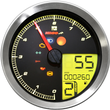 Load image into Gallery viewer, Koso North America Multi-Functional Meter - Silver BA051300 - Side View