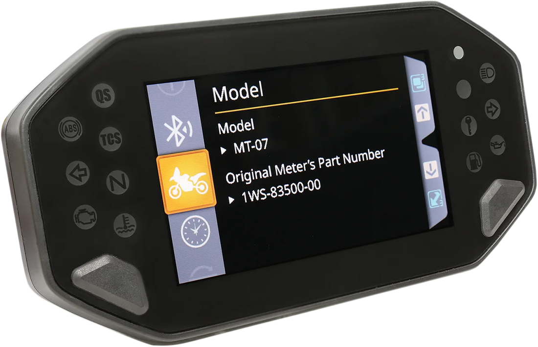 Koso North America Multifunction Meter BA081000 - Back View