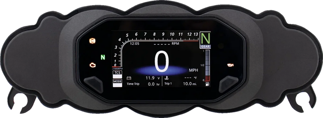Koso North America Multifunction TFT Meter - RX-4 - Suzuki - Hayabusa BA081040 - Back View