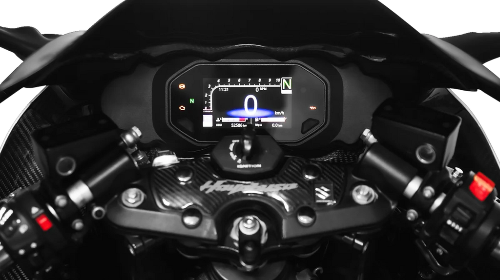 Koso North America Multifunction TFT Meter - RX-4 - Suzuki - Hayabusa BA081040 - Side View