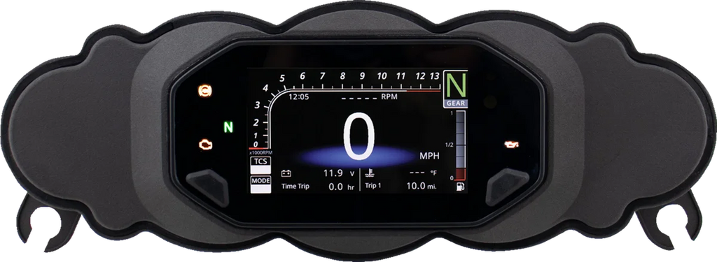 Koso North America Multifunction TFT Meter - RX-4 - Suzuki - Hayabusa BA081040 - Back View