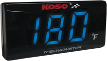 Load image into Gallery viewer, Koso North America Super Slim Temperature Gauge BA024B11 - Main Product View