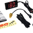 Load image into Gallery viewer, Koso North America Super Slim Temperature Gauge BA024R10 - Side View