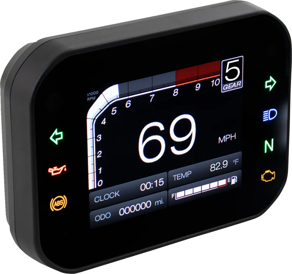 Koso North America TFT Multifunction Meter - RX-3S BA079000 - Main Product View