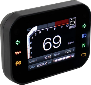 Koso North America TFT Multifunction Meter - RX-3S BA079000 - Main Product View