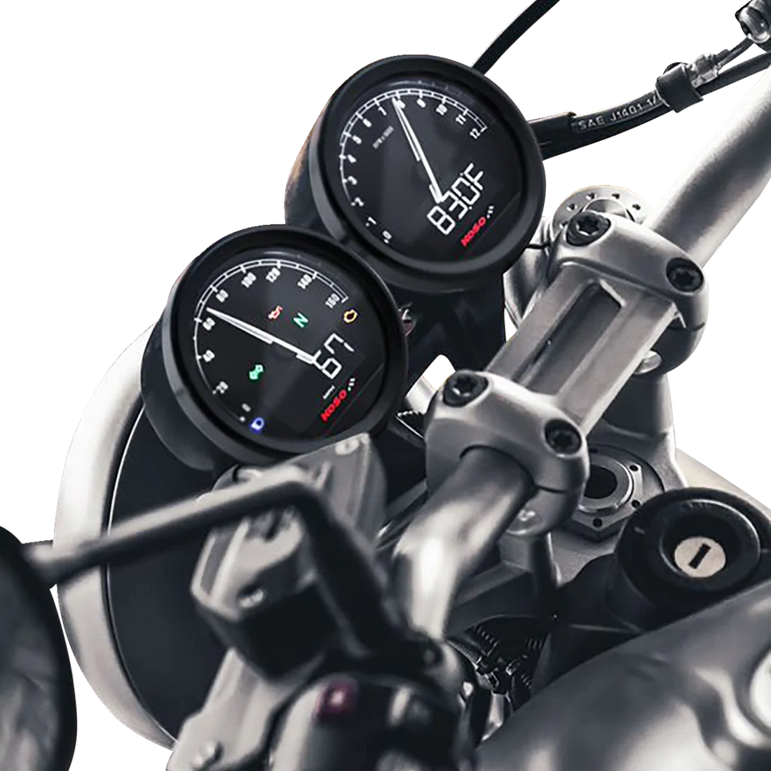 Koso North America TNT-05S - Speedometer Gauge - D60 BA085001-HD - Installation View