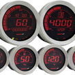 Load image into Gallery viewer, Koso North America Universal 6-Piece Gauge Kit - Silver BA050901 - Main Product View