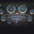 Load image into Gallery viewer, Koso North America Universal 6-Piece Gauge Kit - Silver BA050901 - Side View