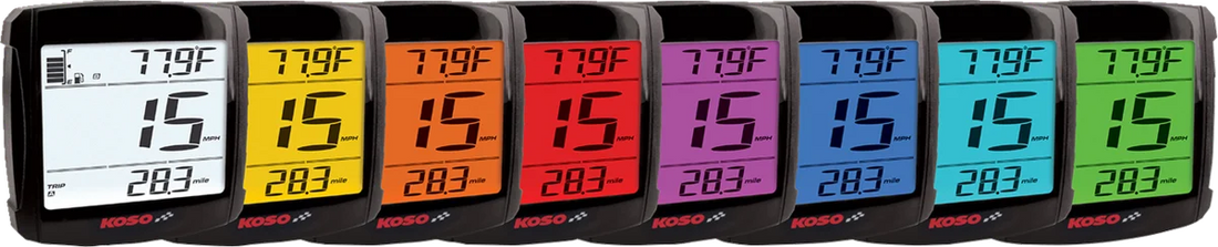 Koso North America XR-01 GPS Speedometer with Sensor BB026010 - Installation View