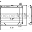 Load image into Gallery viewer, Koyo 00-02 Nissan Skyline GTR 2.6L Turbo Racing Radiator