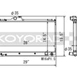 Load image into Gallery viewer, Koyo 01-05 Lexus IS300 (MT) Radiator