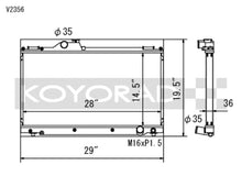 Load image into Gallery viewer, Koyo 01-05 Lexus IS300 (MT) Radiator