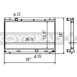 Load image into Gallery viewer, Koyo 03-05 Dodge SRT-4 2.4L Turbo (MT) Radiator