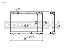 Load image into Gallery viewer, Koyo 03-05 Dodge SRT-4 2.4L Turbo (MT) Radiator