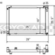 Load image into Gallery viewer, Koyo 03-06 Nissan 350Z VQ35DE (MT) Cross Flow Radiator