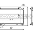 Load image into Gallery viewer, Koyo 03-07 Infiniti G35 Coupe / 03-06 G35 Sedan VQ35DE (MT) Radiator
