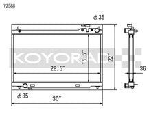 Load image into Gallery viewer, Koyo 03-07 Infiniti G35 Coupe / 03-06 G35 Sedan VQ35DE (MT) Radiator