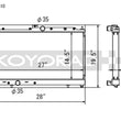 Load image into Gallery viewer, Koyo 03-07 Mitsubishi Evolution 8/9 2.0L Turbo (MT) Radiator
