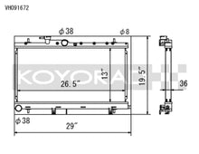 Load image into Gallery viewer, Koyo 03-07 Subaru Impreza WRX/STI (MT / w/ Filler Neck) Radiator