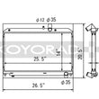 Load image into Gallery viewer, Koyo 04-08 Mazda RX-8 1.3L (MT) Radiator
