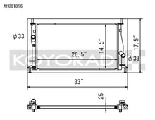 Load image into Gallery viewer, Koyo 04-09 Mazda Mazda3/Speed3 2.0/2.3L I4 NA/Turbo (MT) Radiator