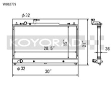 Load image into Gallery viewer, Koyo 06-08 Mazdaspeed 6 2.3L Turbo Radiator