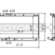 Load image into Gallery viewer, Koyo 06-11 Honda Civic Si 2.0L Coupe/Sedan (MT) Radiator