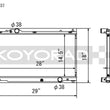 Load image into Gallery viewer, Koyo 06-13 Lexus IS250/IS350 2.5L/3.5L (6MT/AT) Radiator
