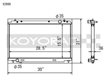 Load image into Gallery viewer, Koyo 07-08 Nissan 350Z VQ35HR (MT) Radiator
