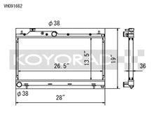 Load image into Gallery viewer, Koyo 08-15 Subaru WRX / STI 05-09 Subaru Legacy GT 2.5L (MT / w/ Filler Neck) Radiator