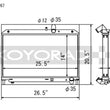 Load image into Gallery viewer, Koyo 09-11 Mazda RX-8 1.3L (MT) Radiator
