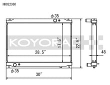 Load image into Gallery viewer, Koyo 09-13 Nissan GT-R 3.8L (AT) Radiator