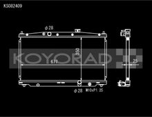 Load image into Gallery viewer, Koyo 11-16 Honda CR-Z 1.5L Hybrid (MT) / 09-14 Honda Fit (MT) Radiator