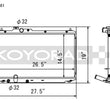 Load image into Gallery viewer, Koyo 12-15 Honda Civic SI 2.4L (MT) Radiator