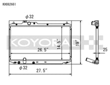 Load image into Gallery viewer, Koyo 12-15 Honda Civic SI 2.4L (MT) Radiator